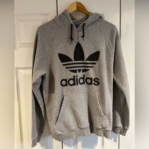 Grey Adidas Pullover Hoodie
